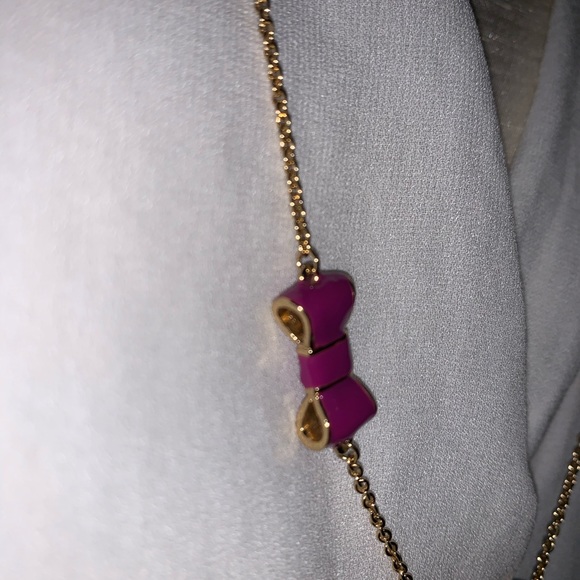 Kate Spade "take a bow" baja long scatter necklace - Picture 13 of 16